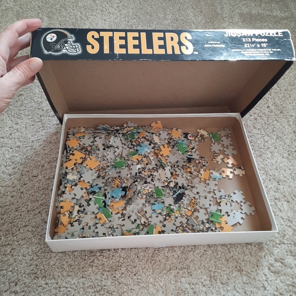 Vintage 1994 Pittsburgh Steelers NFL John Holladay 513 piece jigsaw puzzle - Picture 12 of 14